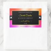 Kleurrijk Rainbow Black Brilliants Product Label (Tas)