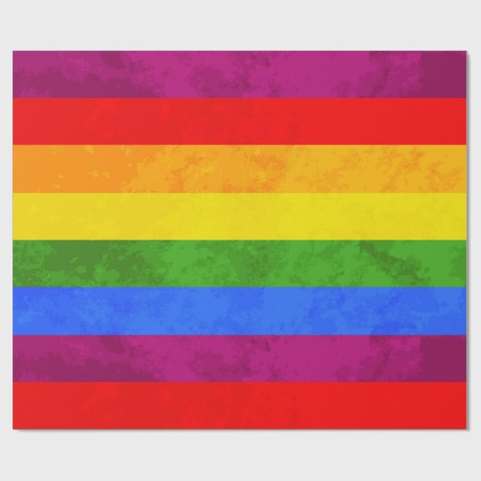 Kleurrijk Rainbow Celebration inpakpapier (Vlak)