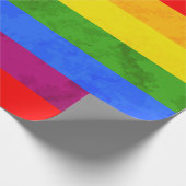 Kleurrijk Rainbow Celebration inpakpapier (Hoek)