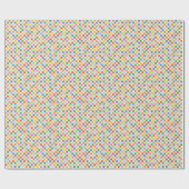 Kleurrijk Rainbow Checkerboard patroon Cadeaupapier (Vlak)