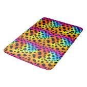Kleurrijk Rainbow Cheetah Seamless Pattern Badmat (Gekanteld)