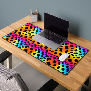Kleurrijk Rainbow Cheetah Seamless Pattern Bureaumat