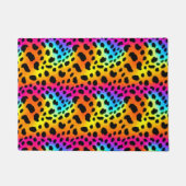 Kleurrijk Rainbow Cheetah Seamless Pattern Deurmat (Voorkant)