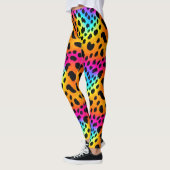 Kleurrijk Rainbow Cheetah Seamless Pattern Leggings (Links)