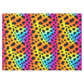Kleurrijk Rainbow Cheetah Seamless Pattern Tafelkleed (Voorkant (Horizontaal))