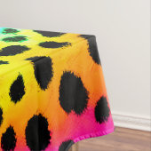 Kleurrijk Rainbow Cheetah Seamless Pattern Tafelkleed (Voorbeeld)