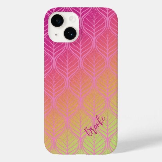 Kleurrijk Rainbow esthetisch patroon Case-Mate iPhone Case (Achterkant)