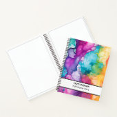 Kleurrijk Rainbow Sketchbook Notitieboek (Binnen)