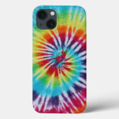 Kleurrijk Rainbow Spiral Textile Pattern Case-Mate iPhone Case (Achterkant)