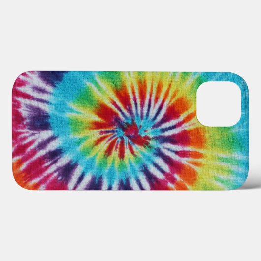 Kleurrijk Rainbow Spiral Textile Pattern Case-Mate iPhone Case (Achterkant (horizontaal))