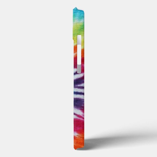 Kleurrijk Rainbow Spiral Textile Pattern Case-Mate iPhone Case (Achterkant / Links)