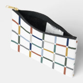 Kleurrijk raster met negatieve ruimte-impressionis etui (Open)