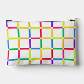 Kleurrijk raster met negatieve ruimte Pop Art-Insp Etui (Achterkant)