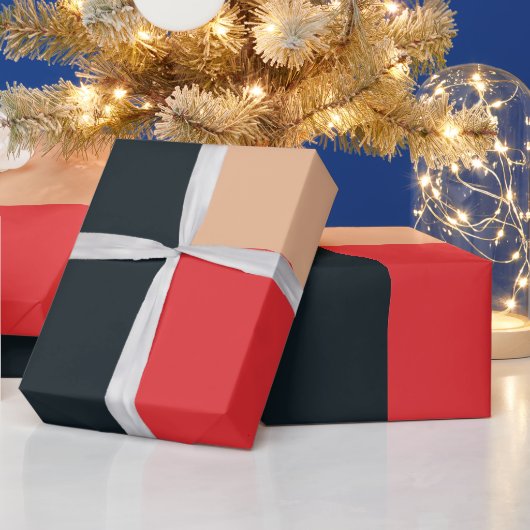 Kleurrijk rechthoek en vierkanten patroon cadeaupapier (Feestdagen)