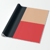 Kleurrijk rechthoek en vierkanten patroon cadeaupapier (Uitgerold)