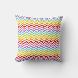 Kleurrijk Regenboog Abstract Decor Patroon Kussen