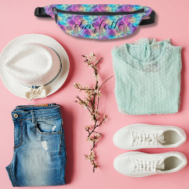 Kleurrijk Regenboog Boho Stammen Kunstpatroon Heuptasje