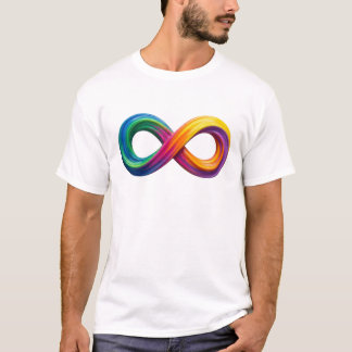Kleurrijk Regenboog Oneindigheid T-Shirt