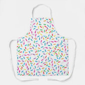 Kleurrijk regenboog sprenkels patroon schort (Voorkant)