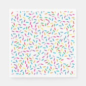 Kleurrijk regenboog sprenkels patroon servet (Voorkant)