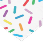 Kleurrijk regenboog sprenkels patroon tafelkleed (Gekanteld)