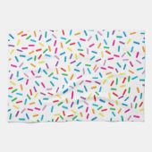 Kleurrijk regenboog sprenkels patroon theedoek (Horizontaal)