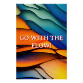 Kleurrijk regenboogglas perfect poster (Voorkant)