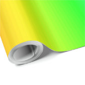 Kleurrijk regenbooggradiënt gestreept patroon cadeaupapier (Rol Hoek)