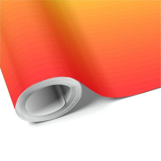 Kleurrijk regenbooggradiënt gestreept patroon cadeaupapier (Rol Hoek)