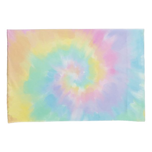 Kleurrijk regenboogkleurig kleurstofpatroon kussensloop (Voorkant-Rechts)