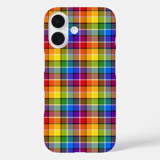 Kleurrijk regenboogpatroon Case-Mate iPhone case (Achterkant)