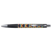Kleurrijk regenboogpatroon pen (Achterkant)