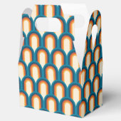 Kleurrijk regenboogpatroon Retro Arch Bedankdoosjes (Geopend)