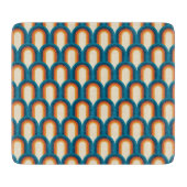 Kleurrijk regenboogpatroon Retro Arch Snijplank (Voorkant)