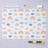 Kleurrijk regenboogpatroon tissuepapier (Craft)