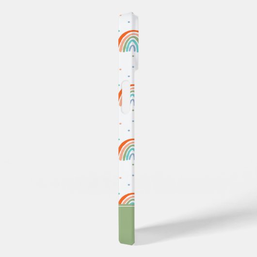 Kleurrijk regenboogpoolpuntenpatroon Case-Mate iPhone case (Achterkant / Rechts)