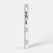 Kleurrijk regenboogpoolpuntenpatroon samsung galaxy hoesje (Rechterkant)