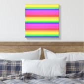 Kleurrijk regenboogspectrum canvas afdruk (Insitu (Slaapkamer))