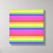 Kleurrijk regenboogspectrum canvas afdruk (Voorkant)