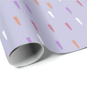 kleurrijk regenpatroon cadeaupapier (Rol Hoek)