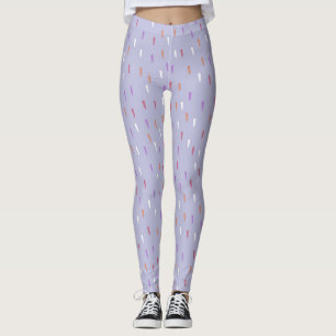 kleurrijk regenpatroon leggings