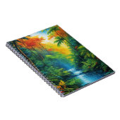 Kleurrijk regenwoud notitieboek (Rechterzijde)