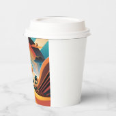  kleurrijk  restaurant voor Diner Papieren Bekers (Links)