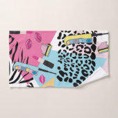Kleurrijk Retro 1990's Nineties Patroon Bad Handdoek (Handdoek)