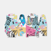 Kleurrijk Retro 1990's Nineties Patroon Bedankdoosjes (Uitgevouwen)