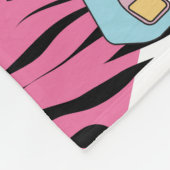 Kleurrijk Retro 1990's Nineties Patroon Fleece Deken (Hoek)