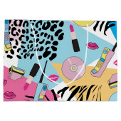 Kleurrijk Retro 1990's Nineties Patroon Groot Cadeauzakje (Achterkant)