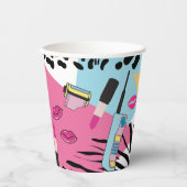 Kleurrijk Retro 1990's Nineties Patroon Papieren Bekers (Voorkant)