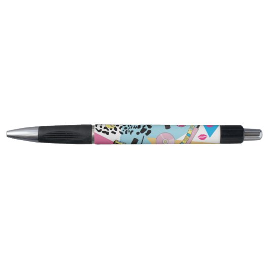 Kleurrijk Retro 1990's Nineties Patroon Pen (Voorkant)