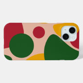 Kleurrijk Retro Abstract Vormpatroon Case-Mate iPhone Case (Achterkant (horizontaal))